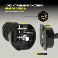 Гантели регулируемые MX SELECT MX55 EVO 2 шт (эргономичная прорезиненная рукоять)
