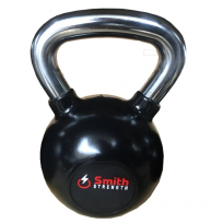 Обрезиненная гиря со стальной рукояткой SMITH 8 кг