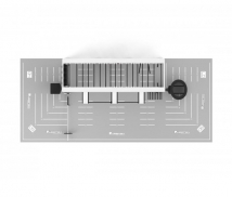 Настенный комплекс на 12 станции QUEENAX BY PRECVOR WALL SOLUTION 3D 5 m