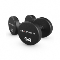 Набор гантелей с уретановым покрытием MATRIX MAC-URE-DB-R-S560 52-60 кг (5 пар)