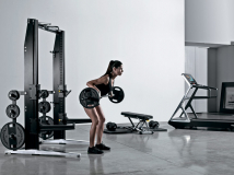 Силовая стойка TECHNOGYM Rack Personal MD15KA с набором грифов и дисков (алюминий)