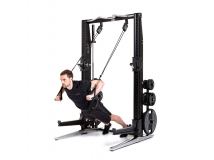 Силовая стойка TECHNOGYM Rack Personal MD15KB с набором грифов и дисков (черная)
