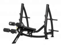 Олимпийская скамья с обратным наклоном HOIST Commercial Freeweight Line CF-3177